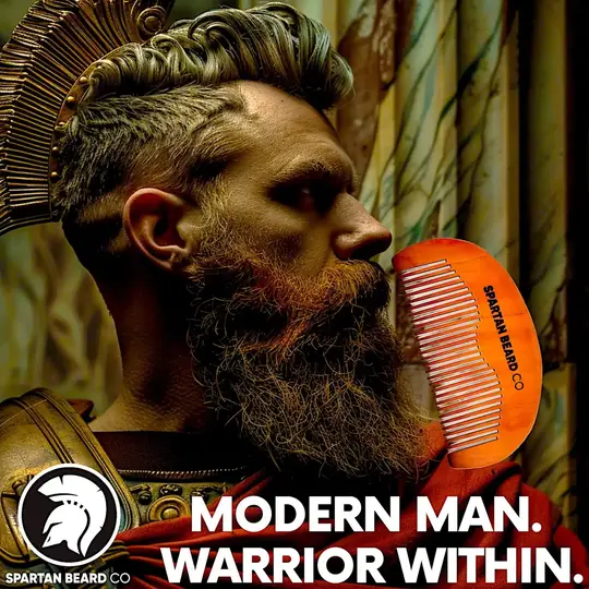 𝗦𝗣𝗔𝗥𝗧𝗔𝗡 𝗕𝗘𝗔𝗥𝗗™ Comb (70% OFF - Primo Ordine)
